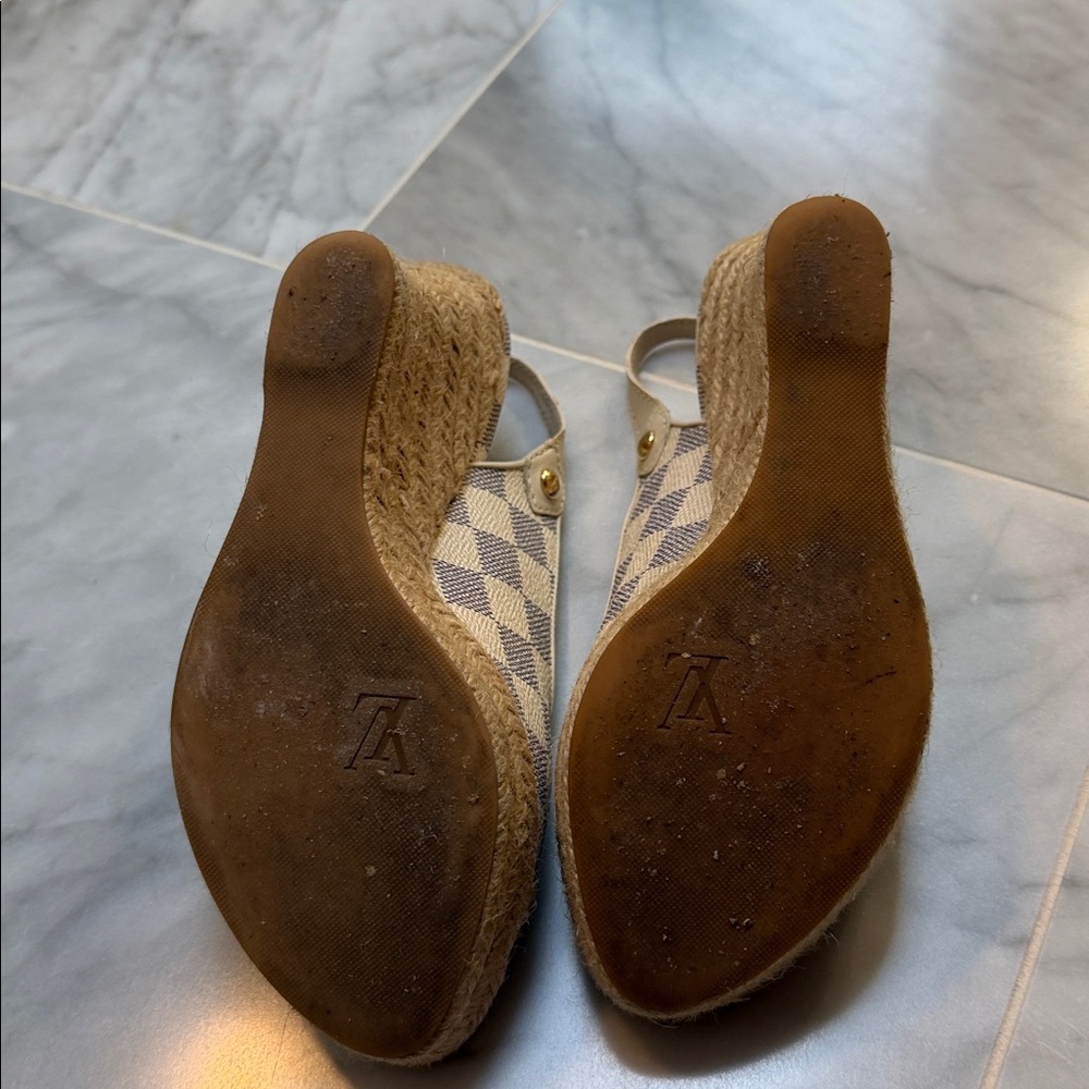 Louis Vuitton Damier Azur espadrilles - Picture 4 of 5